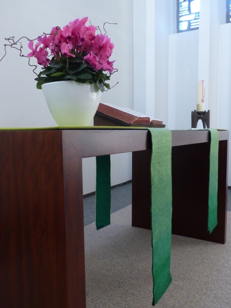 Altar in der Kirche am Lauerhaas